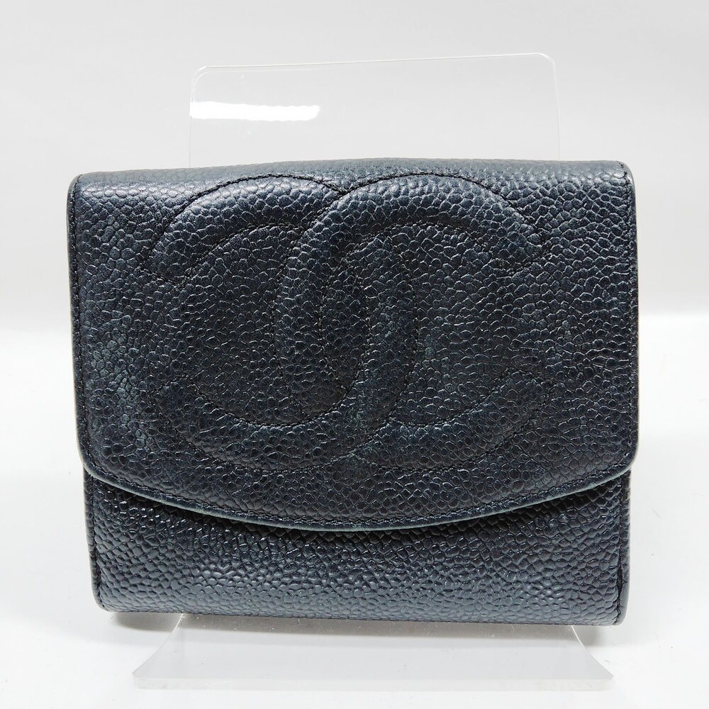 Chanel Wallet Black Caviarskin #194274C82